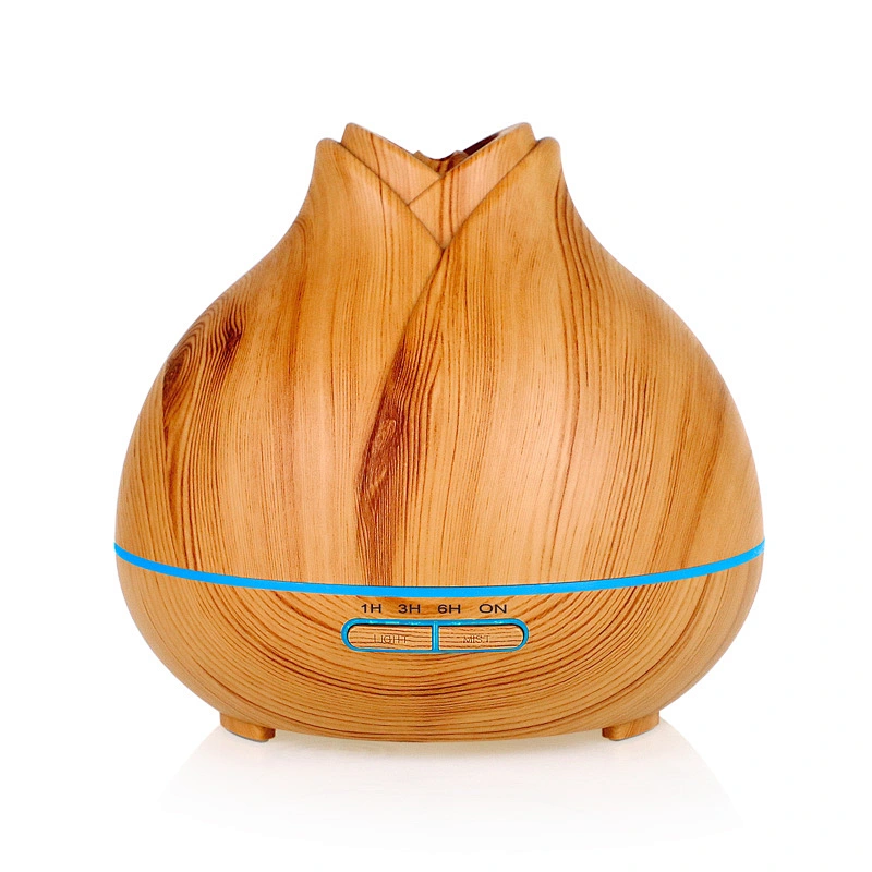 400ml Wood Grain Ultrasonic Aromatherapy Essential Oil Diffuser Wholesale