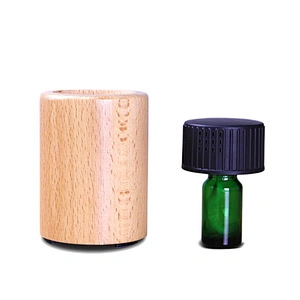 wood waterless aromatherapy essential oil diffuser