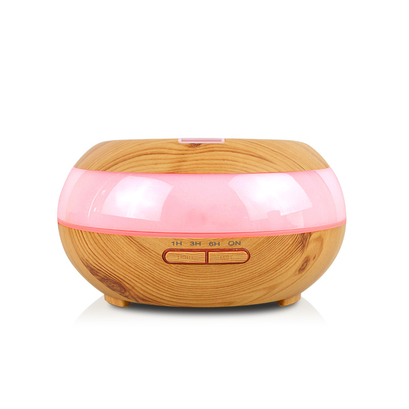 300ml Wood Grain Ultrasonic Aromatherapy Essential Oil Diffuser
