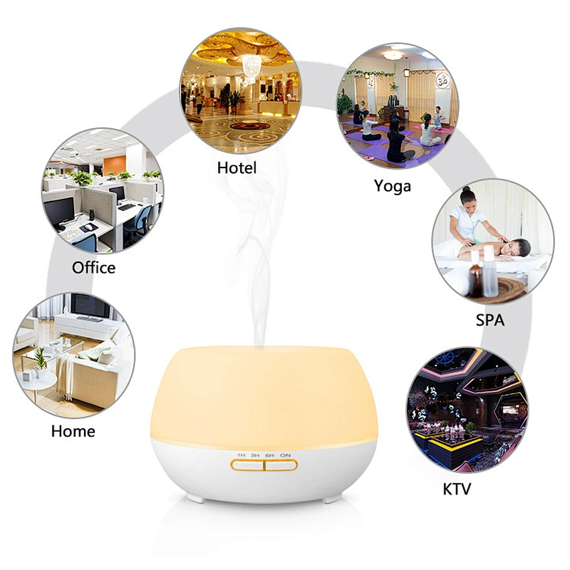300ml Ultrasonic Aroma Diffuser with Color Changing LED