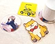 Custom Printed Plastic Drink Cup Holder Clear Acrylic Coaster