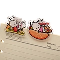 Book Stand Accessory for Paper Customized Promotion clip Personalized Funny Cute With Epoxy Acrylic Keychain