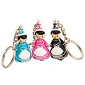 2024 New Design Factory Wholesale Hot Doll Keychain  3D PVC Doll Keychain