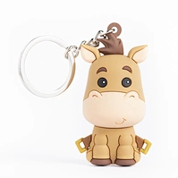 2020 New Design 3D Cute Donkey Toy Soft PVC Keychain Figurine