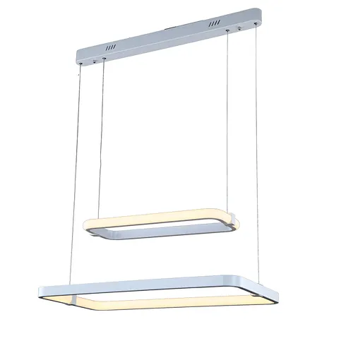 2022 LED pendantl lights modern luxury indoor hanging lamps for homes rectangle dining room chandelier