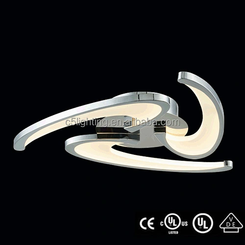 Simple creative style acrylic led modern ceiling light for Europe market or North America market