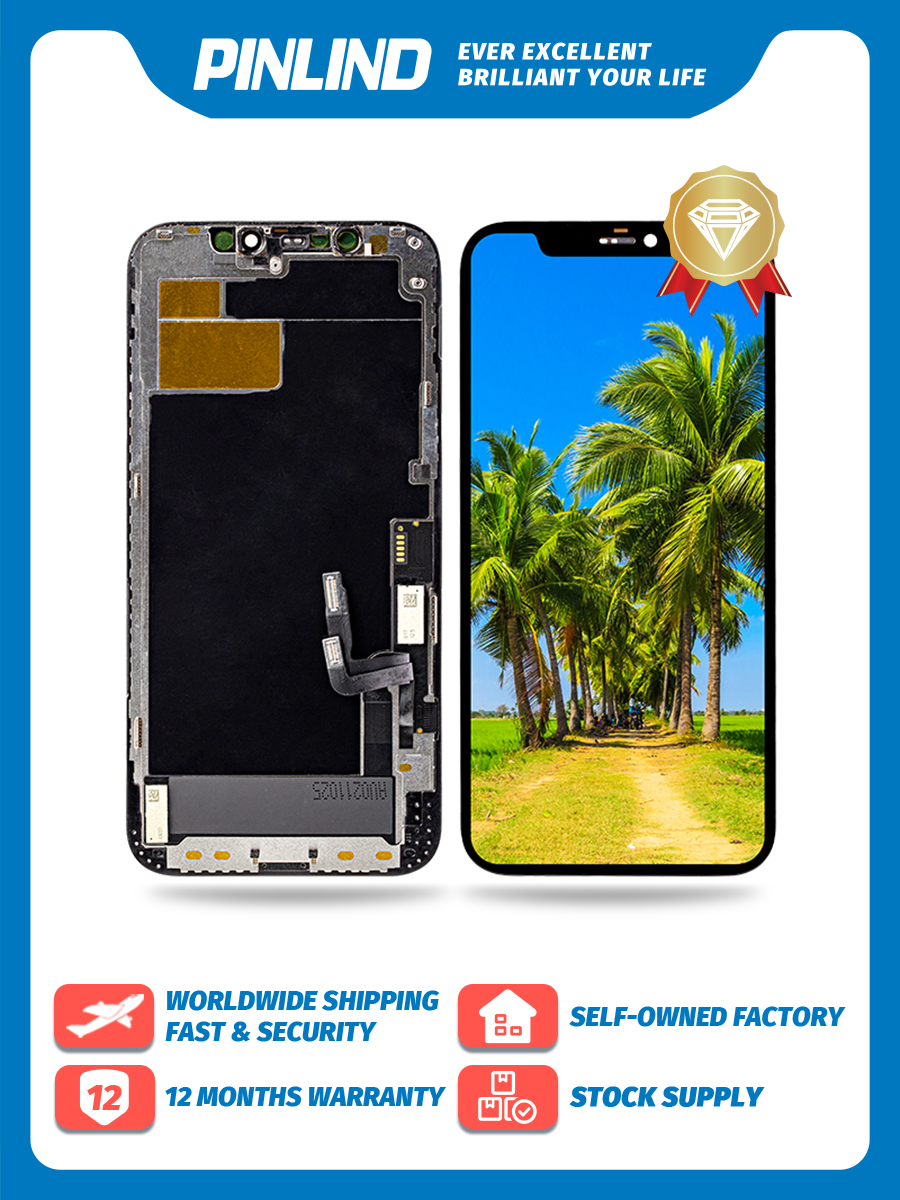 Pinlind OLED Panels For iPhone X12 PRO MAX Display High Quality No Dead Pixel 3D Touch Screen Mobile Phone Combo Supplier 1-Year Warranty