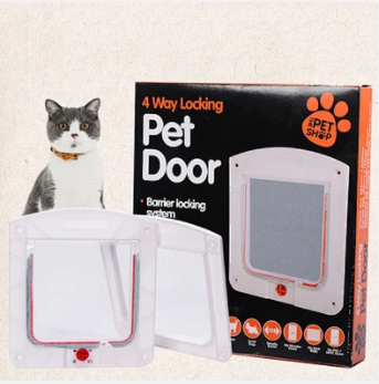 Cheap price smart cat flap automatic lockable adjustable pet door