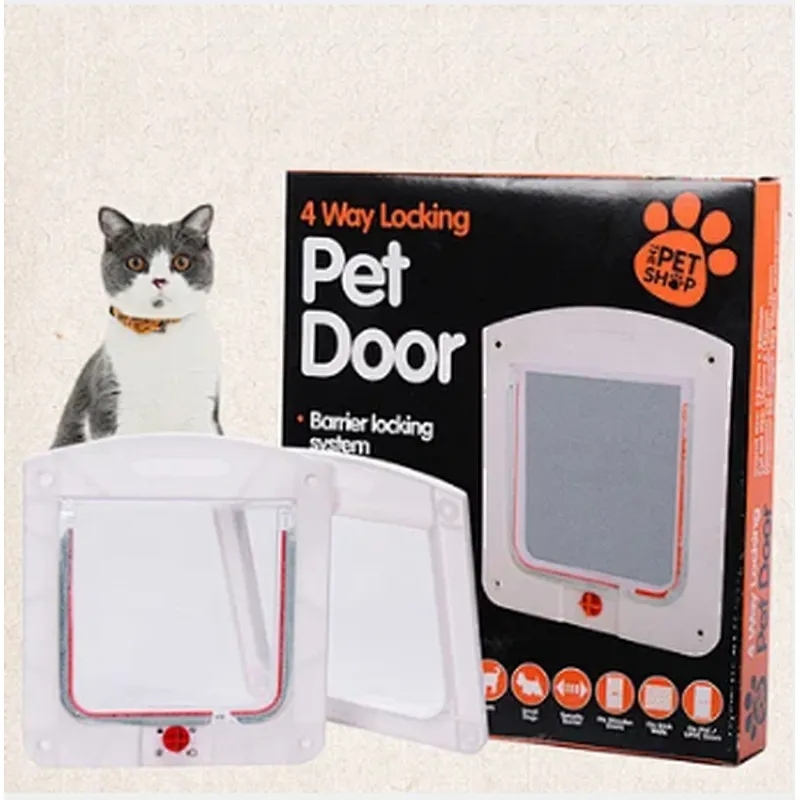 Cheap price smart cat flap automatic lockable adjustable pet door