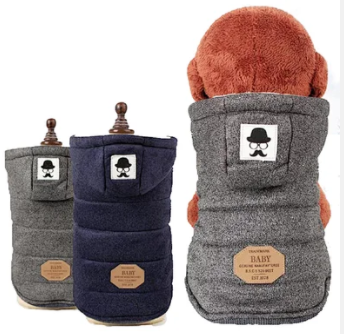 Wholesale winter dog clothes cheap fashion design warm winter clothes for dogs