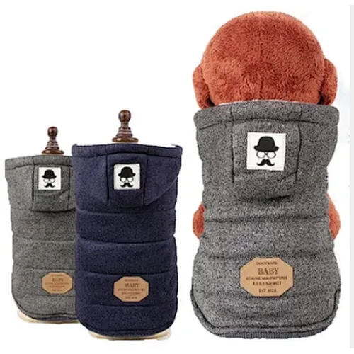 Wholesale winter dog clothes cheap fashion design warm winter clothes for dogs