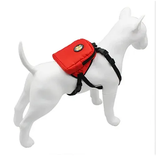 Wholesale Pet Outside Backpack Adjustable Dog Rucksack Bag Oxford Dog Backpack with Leash Harness