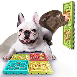 bowl dog licking mat slow feeder