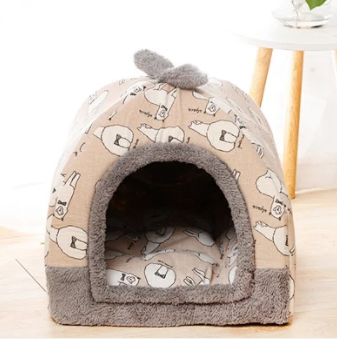 Windproof Pet House Dog Cheap Indoor Winter Warm Soft Foldable Large Dog House For Sale