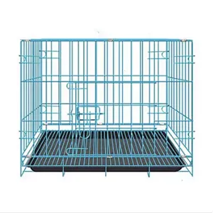 Metal Dog Kennels Stainless Steel Foldable Indoor Large Pet Dog Cages