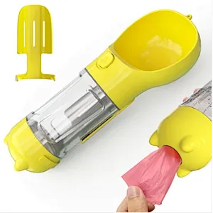 300 ml Portable pet dispenser dog water bottle dispenser feeder