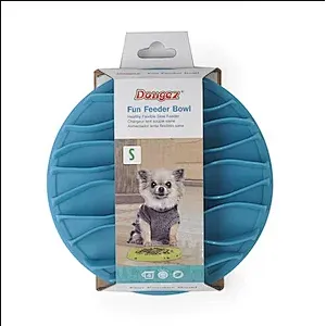 Wholesale Pet Dog Slow Feeder Bowl Plastic TPR Wave Durable Dog Pet Bowl