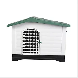 Outdoor Pet Dog Kennel House Waterproof And Windproof Large Plastic Dog House With Door