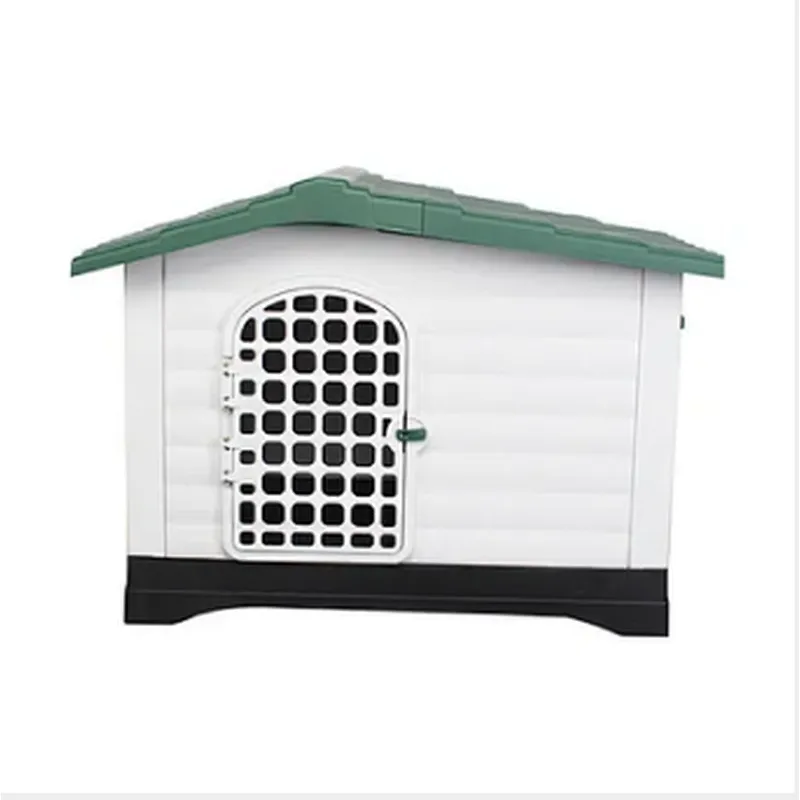 Outdoor Pet Dog Kennel House Waterproof And Windproof Large Plastic Dog House With Door