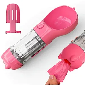 300 ml Portable pet dispenser dog water bottle dispenser feeder
