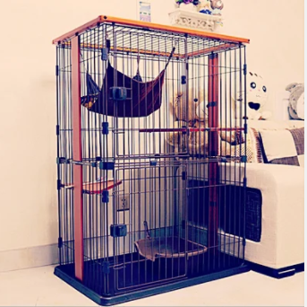Cheap Large Cat Cage Villa Stainless Steel Luxury Big 3 Layer Cat Cage