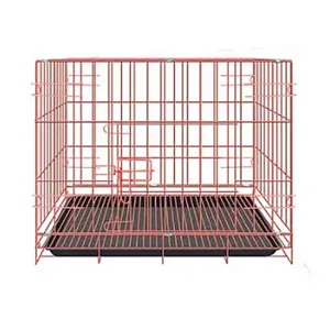 Metal Dog Kennels Stainless Steel Foldable Indoor Large Pet Dog Cages