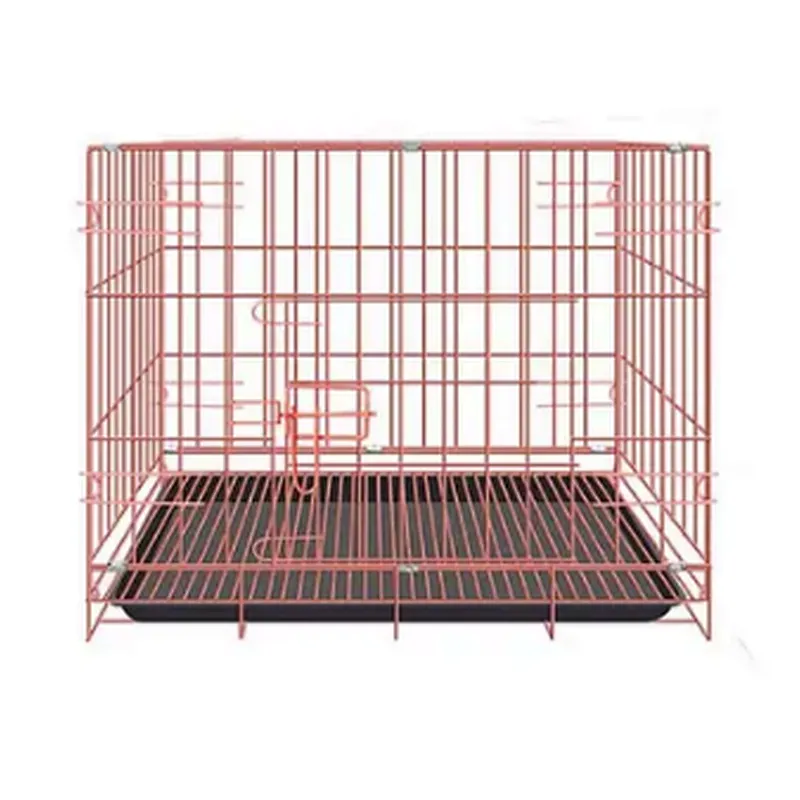 Metal Dog Kennels Stainless Steel Foldable Indoor Large Pet Dog Cages