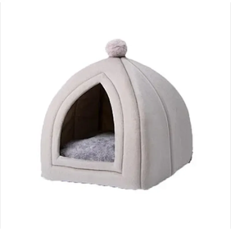 Felt Soft Pet Cat Cave Bed Wholesale For Kitten and Small Dog