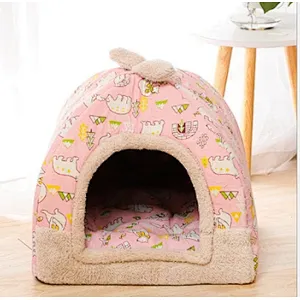 Windproof Pet House Dog Cheap Indoor Winter Warm Soft Foldable Large Dog House For Sale