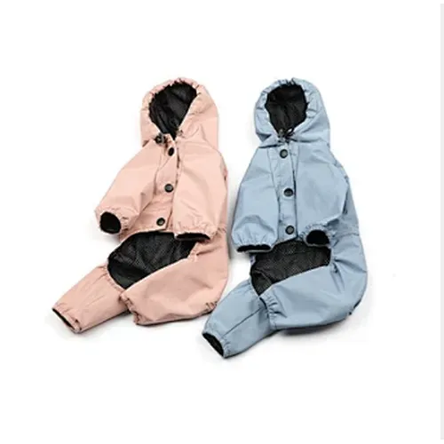 Outdoor Dog Rain Jacket Sport Clothes Breathable Reflective Waterproof Dog Rain Coat