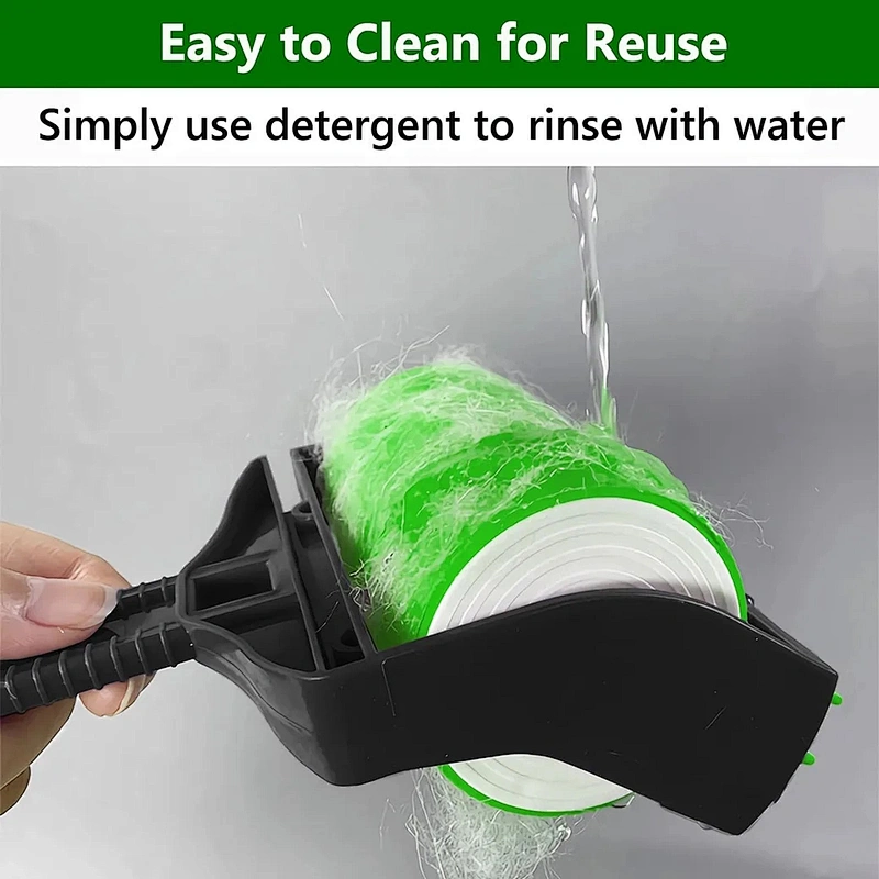 Sticky dust drum pet hair remover
