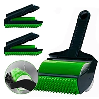 Sticky dust drum pet hair remover
