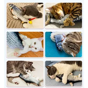 电动逗猫鱼