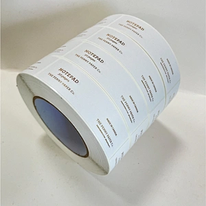 Custom Printing Waterproof Private Label Stamping with Gold Foil Stamping