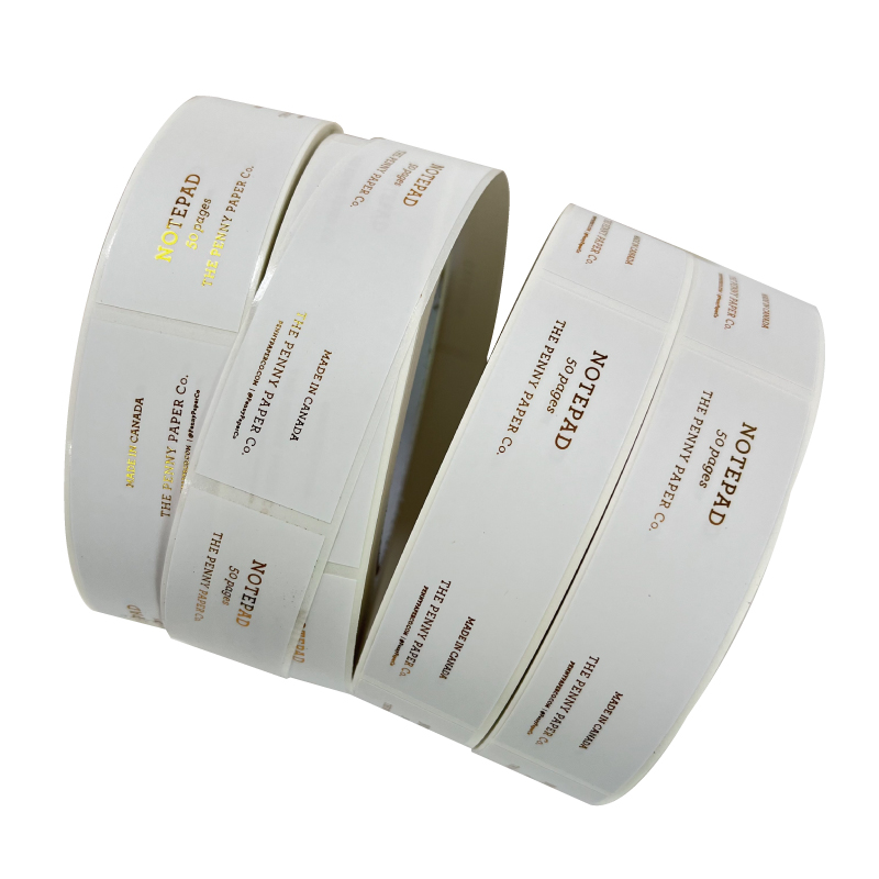 Custom Printing Waterproof Private Label Stamping with Gold Foil Stamping