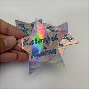 Custom Printing Adhesive Hologram Vinyl Sticker