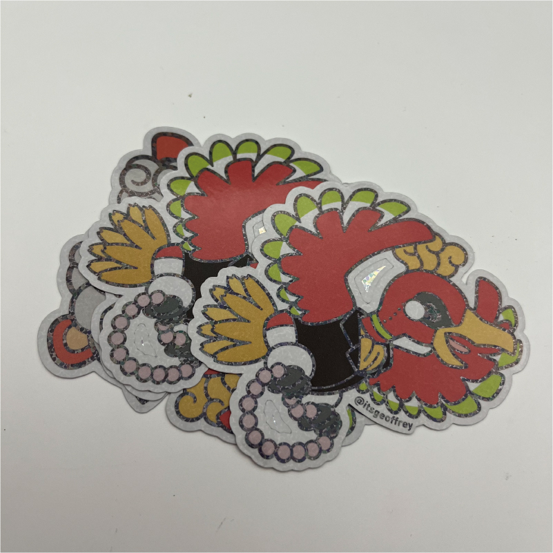 Custom Printing Adhesive Hologram Vinyl Sticker