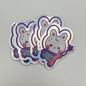 Customized Logo Made Label Holographic Sticker Rainbow Effect Custom Hologram Sticker