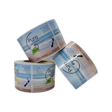 Custom Adhesive Printed Label Beverage Bottle Labels Sticker Printing