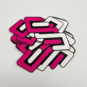UV Resist Printing Waterproof Durable White Vinyl PVC Self-Adhesive Die Cut Customized Logo Sticker Custom Stickers