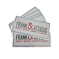 High Quality Permanent Vinyl Holographic Logo Stickers Decorative Custom Printed Laser Die Cut Sticker