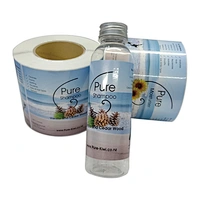 Custom Adhesive Printed Label Beverage Bottle Labels Sticker Printing