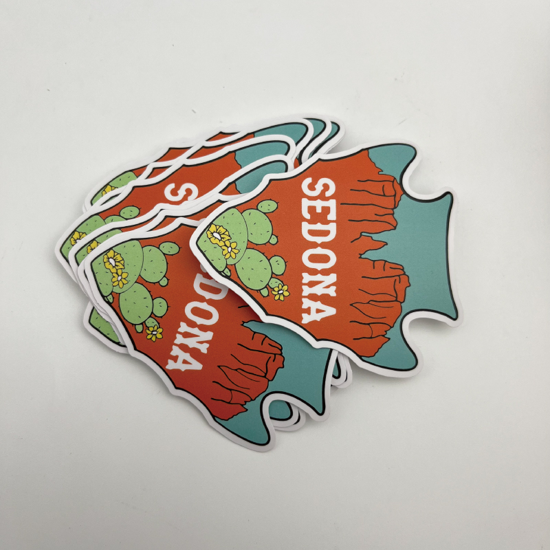 Uv Proof Waterproof Pvc Vinyl Brand Advertising Sticker Sheets Die Cut Waterproof Adhesive Logo Custom Sticker