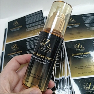Custom cosmetics bottle Label stickers