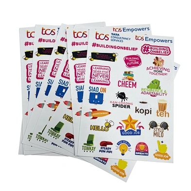 Custom kiss cut sticker pack