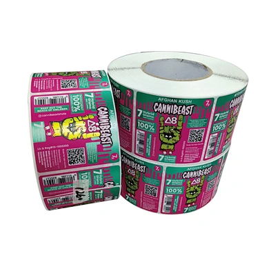 Custom Printing Metallic Foil Shiny Label for Bottle Package