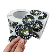 Custom Printing Waterproof Logo Sticker Label for Food Package