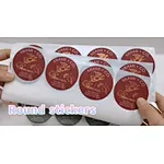 Round candle stickers