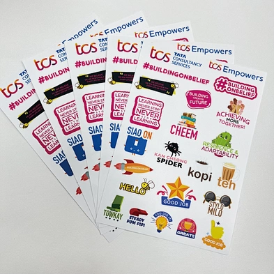Custom kiss cut sticker pack