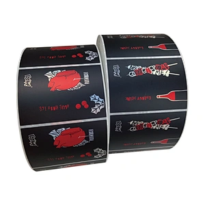 Custom Adhesive Vape Oil Label Sticker, E liquid Product Packaging Label used Holographic Material